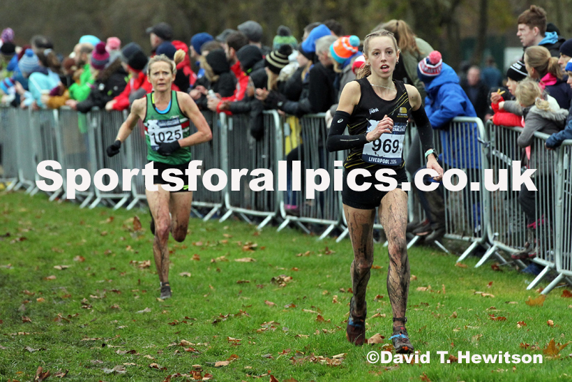 Senior and under-23 women, 2019 European Cross Country Trials and British Cross Challenge, Sefton Park, Liverpool.  Photo: David T. Hewitson/Sports for All Pics